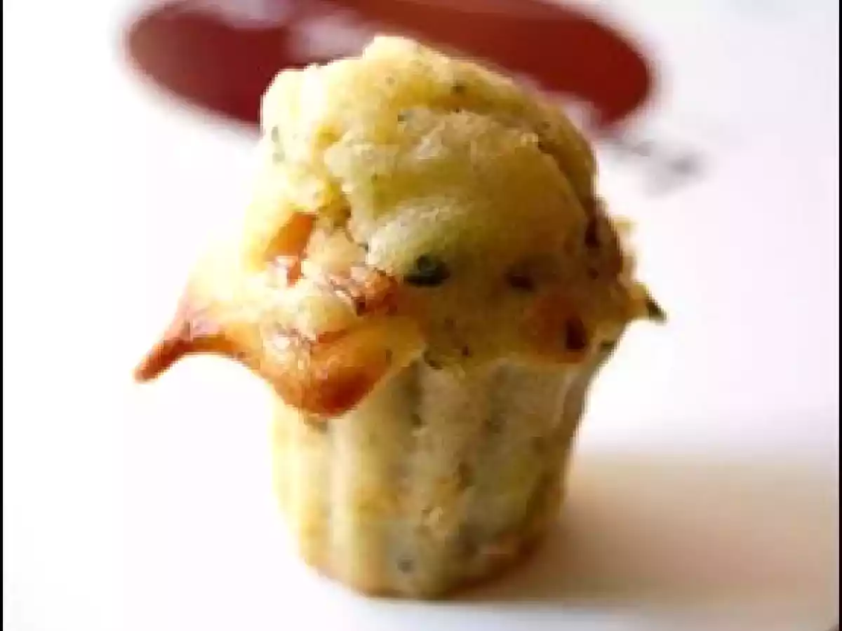 Bouchons de cake au jambon et aux olives. - photo 2