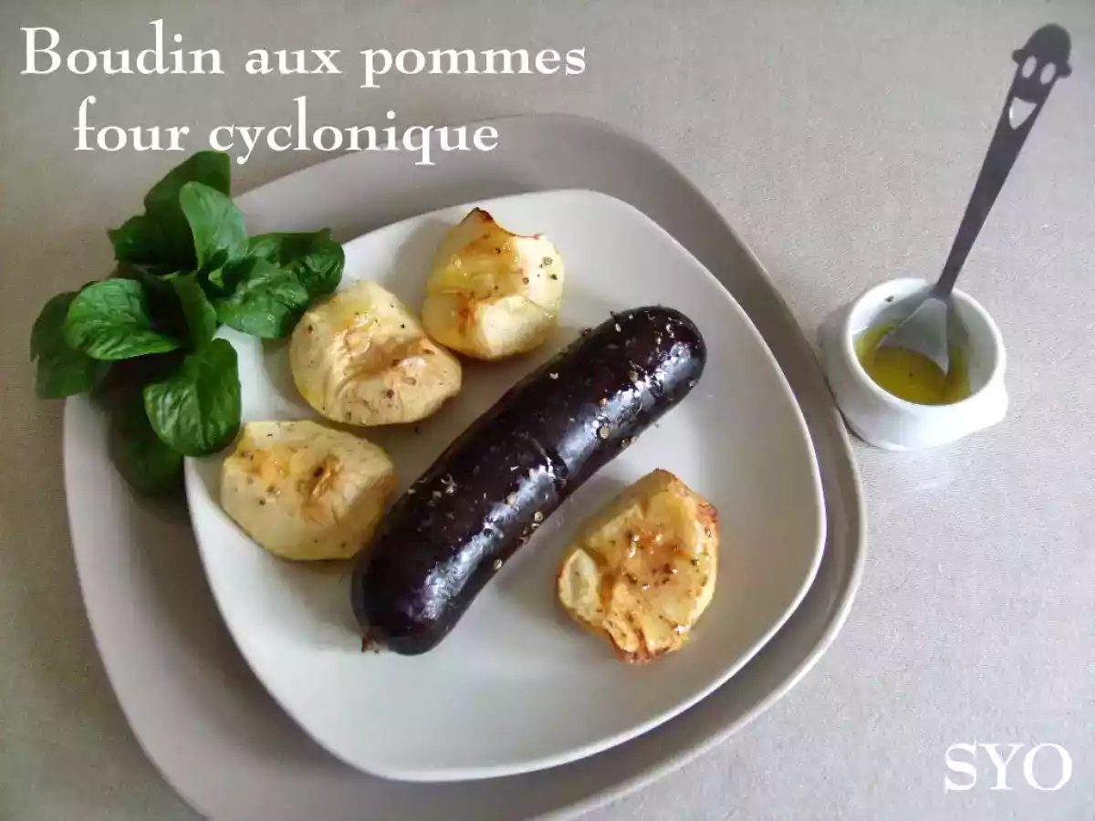 Boudin aux pommes au four cyclonique de Mamigoz