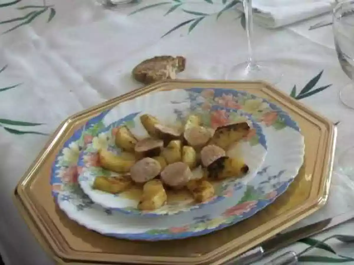 Boudin blanc aux pommes