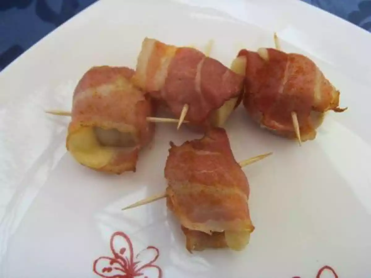 Boudin blanc-lard-gruyère