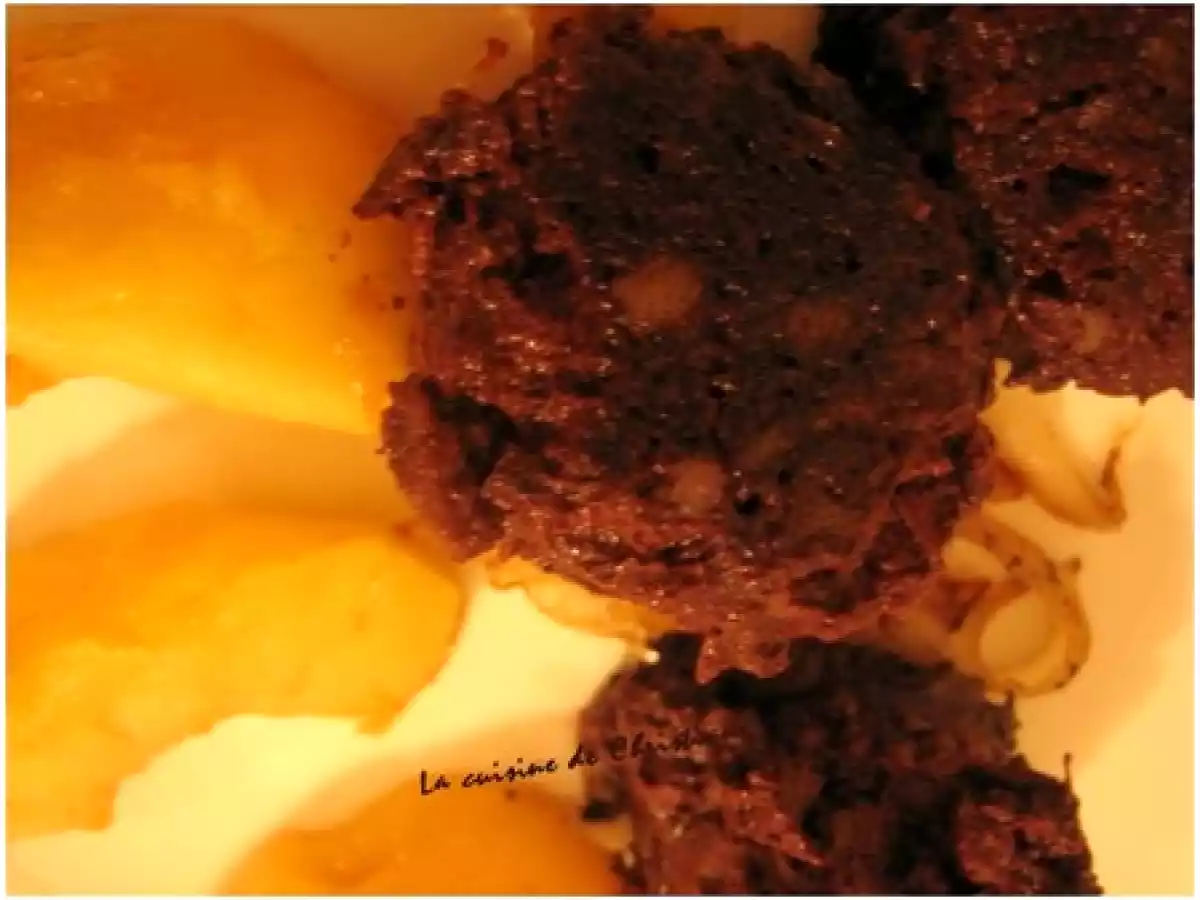 BOUDIN NOIR AUX POMMES SUR COMPOTEE D'OIGNONS - photo 2