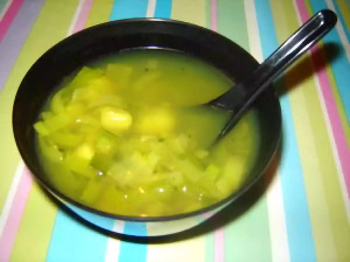 Bouillon de st jacques au safran et à la coriandre