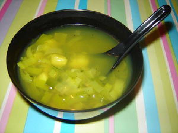 Bouillon de st jacques au safran et à la coriandre