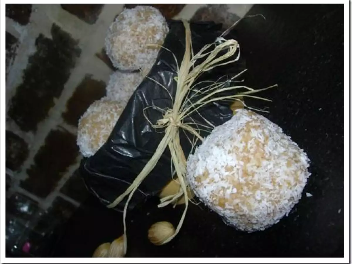 Boule CoCo à la Mauricienne tendrement truffée de ganache chocolat - photo 3