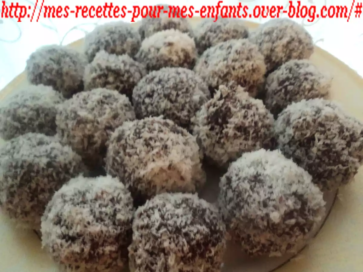 Boule de neige au chocolat