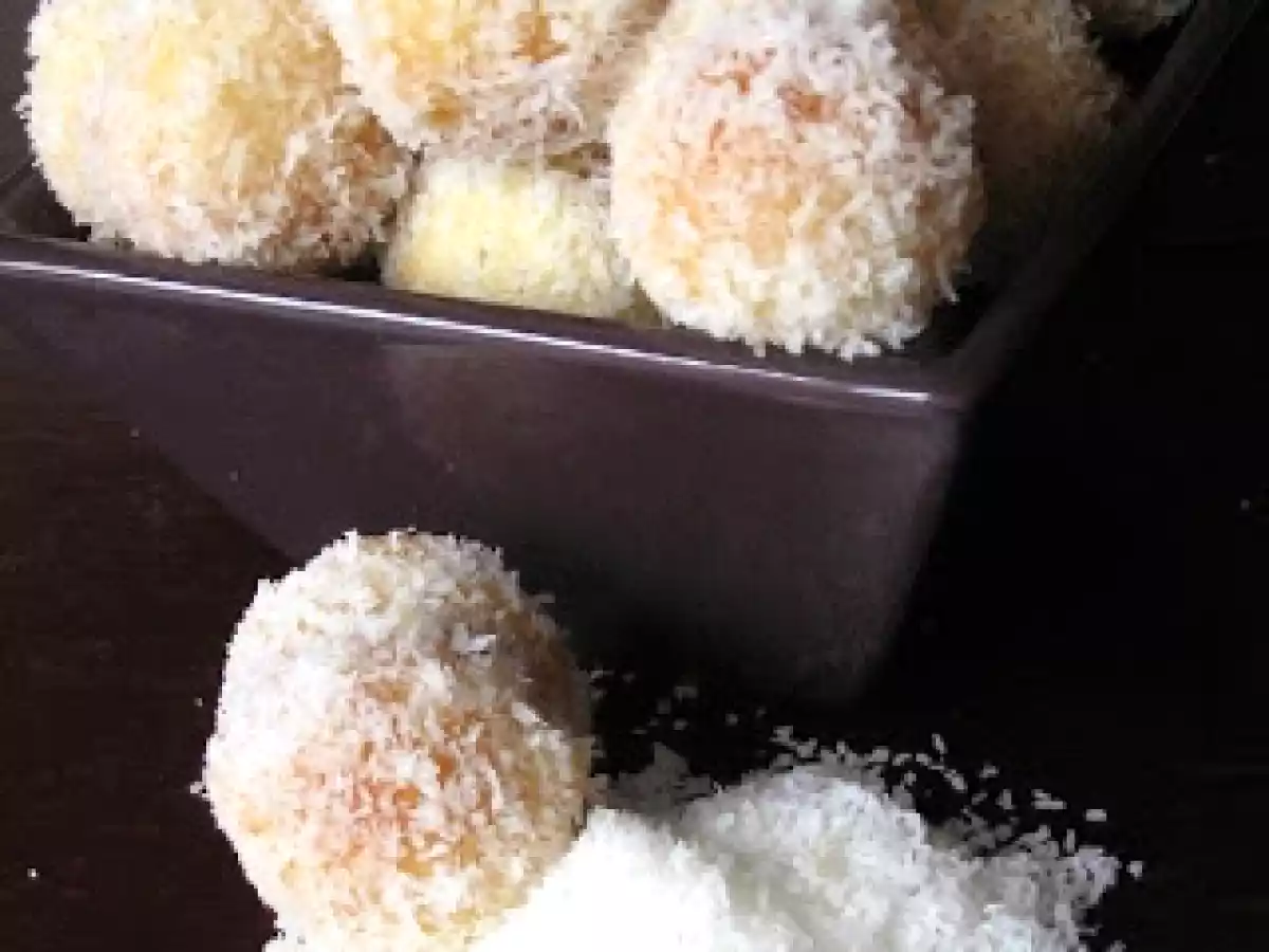 Boule de neige : petits gâteaux à la noix de coco - photo 2