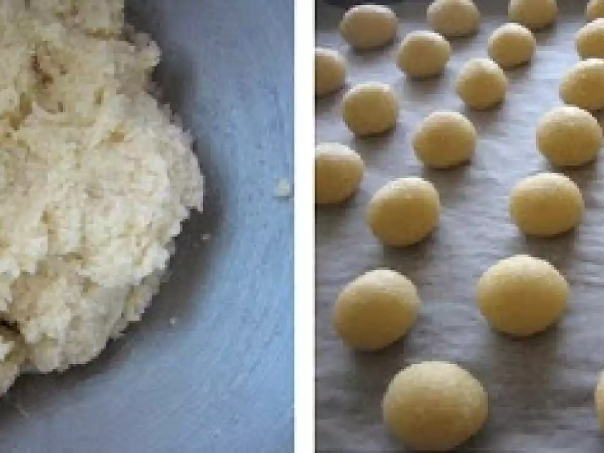 Boule de neige : petits gâteaux à la noix de coco - photo 3