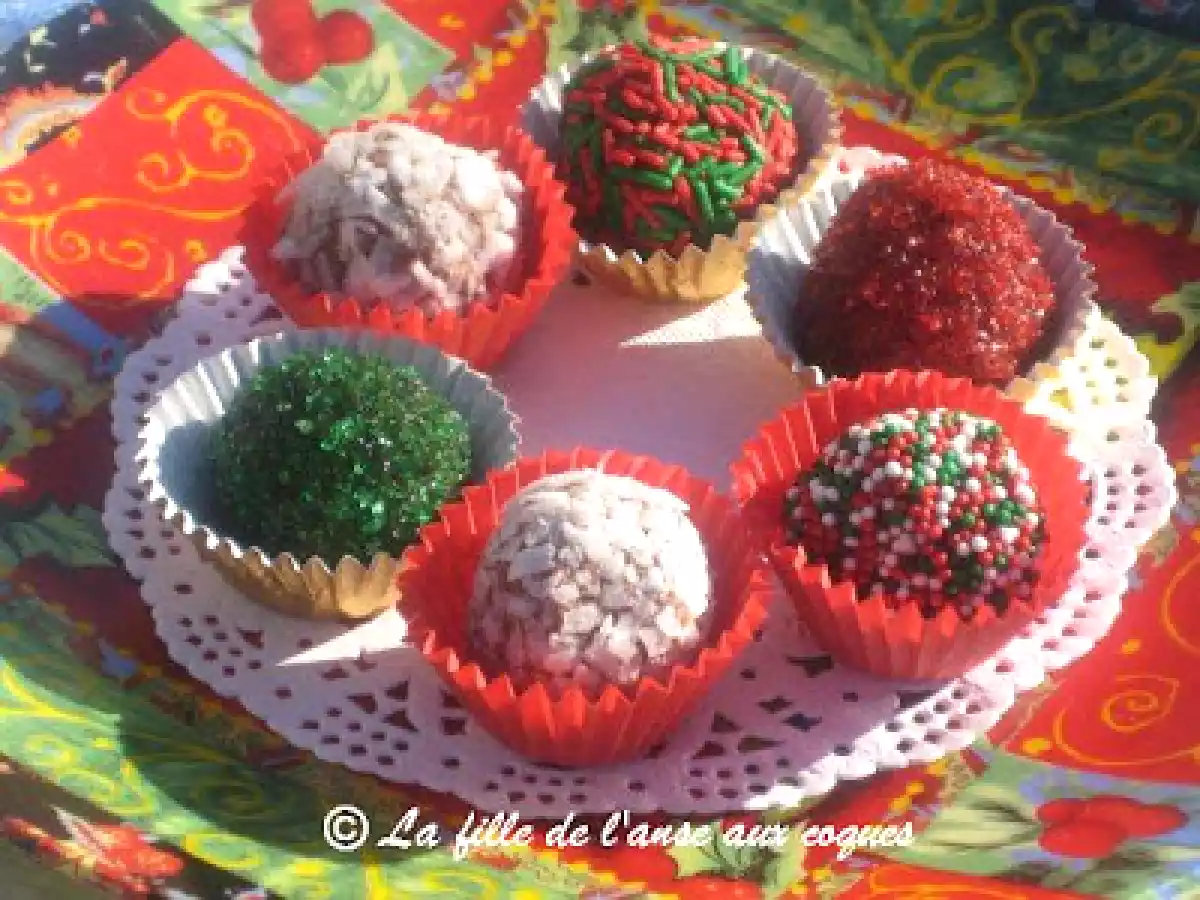 BOULES AU CHOCOLAT ET AU RHUM