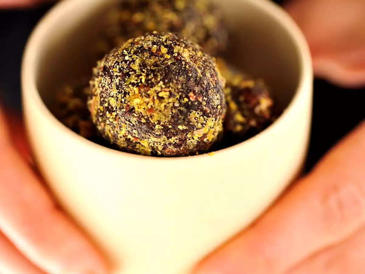 Boules au muesli et chocolat