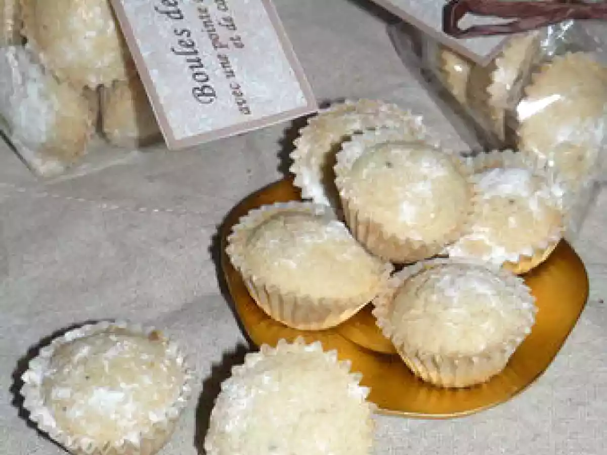 Boules de neige (biscuits légers à la cardamome)