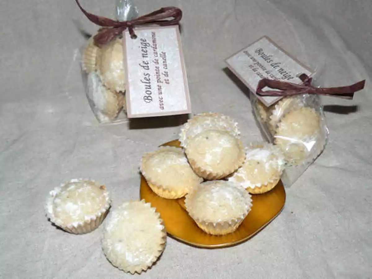 Boules de neige (biscuits légers à la cardamome) - photo 2