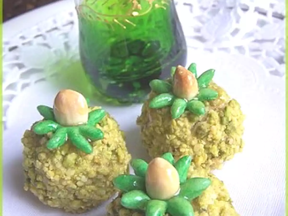 Boules fleuries aux amandes ( pâtisserie orientale ) - photo 2