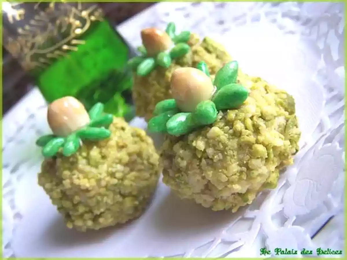 Boules fleuries aux amandes ( pâtisserie orientale ) - photo 4