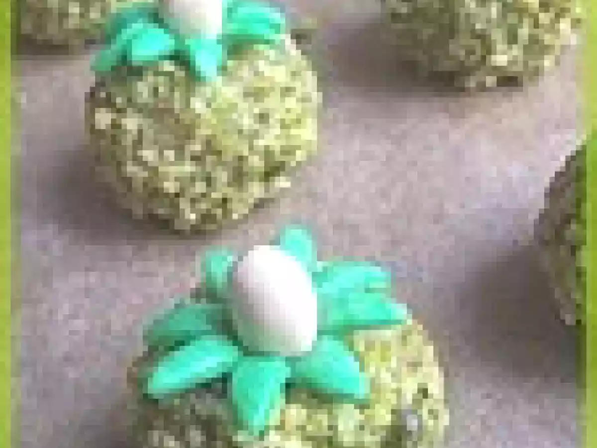 Boules fleuries aux amandes ( pâtisserie orientale ) - photo 5