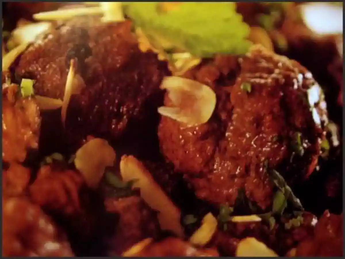 Boulettes d'Agneau aux amandes