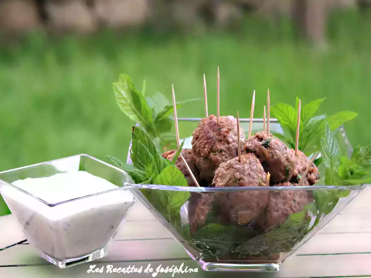 Boulettes d'Agneau Façon Kefta et Tzatziki