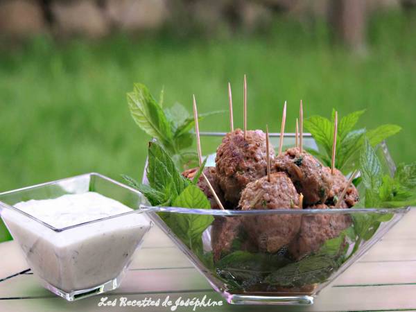 Boulettes d'Agneau Façon Kefta et Tzatziki