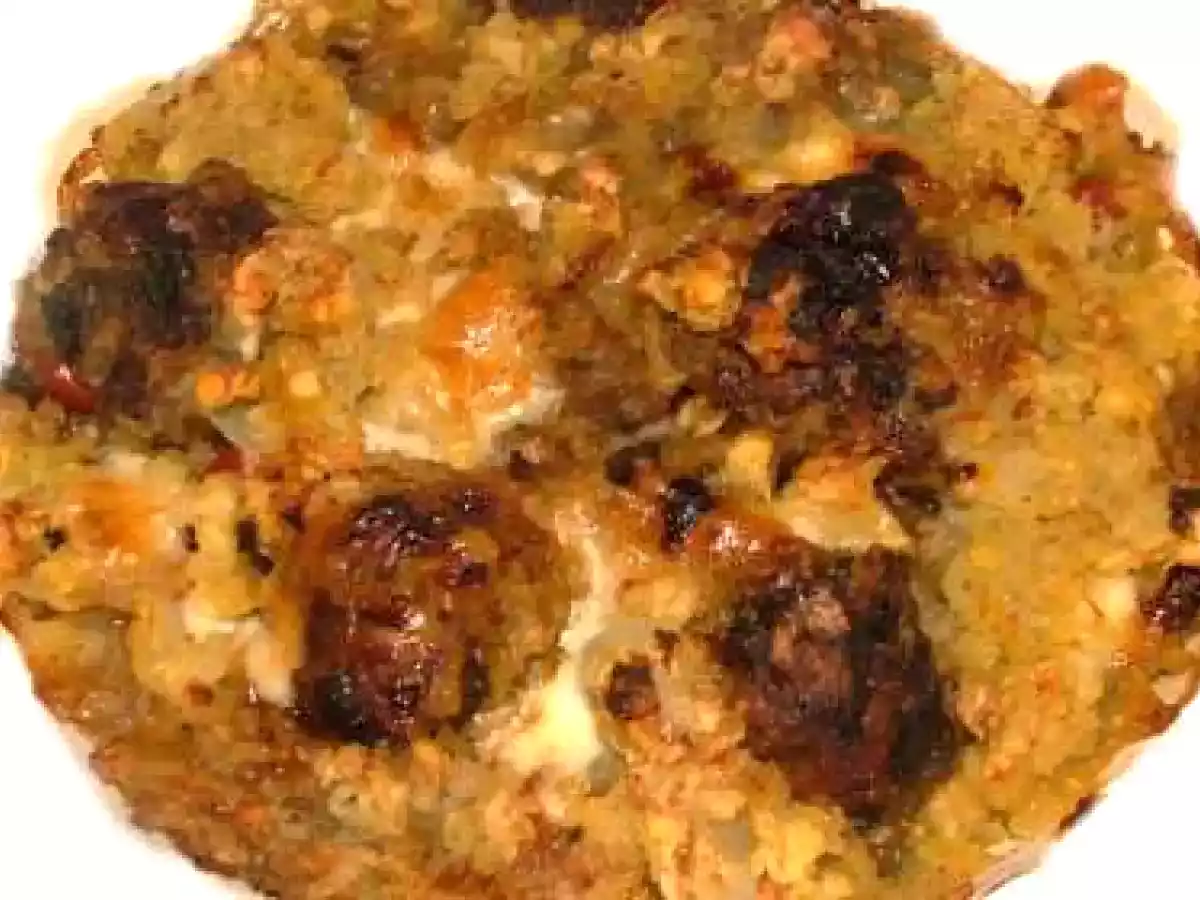 boulettes de boeuf au comté et accompagnement