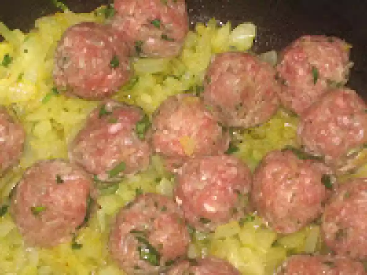 Boulettes de boeuf au riz et safran