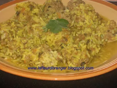 Boulettes de boeuf au riz et safran, photo 2