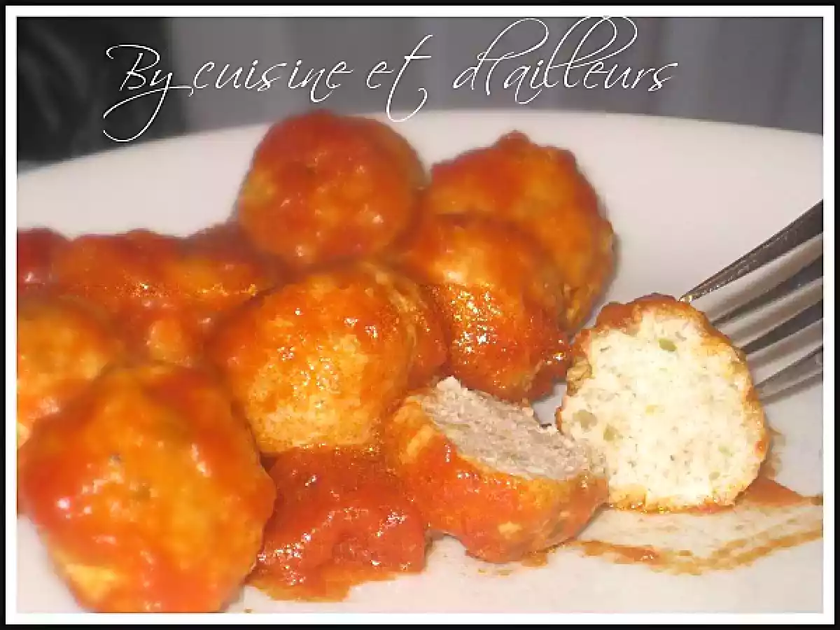 Boulettes de dinde aux olives et emmental - photo 2