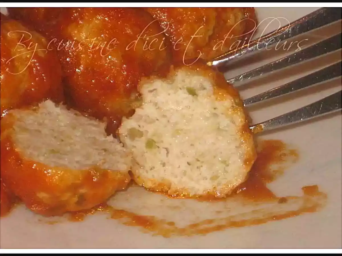 Boulettes de dinde aux olives et emmental - photo 3