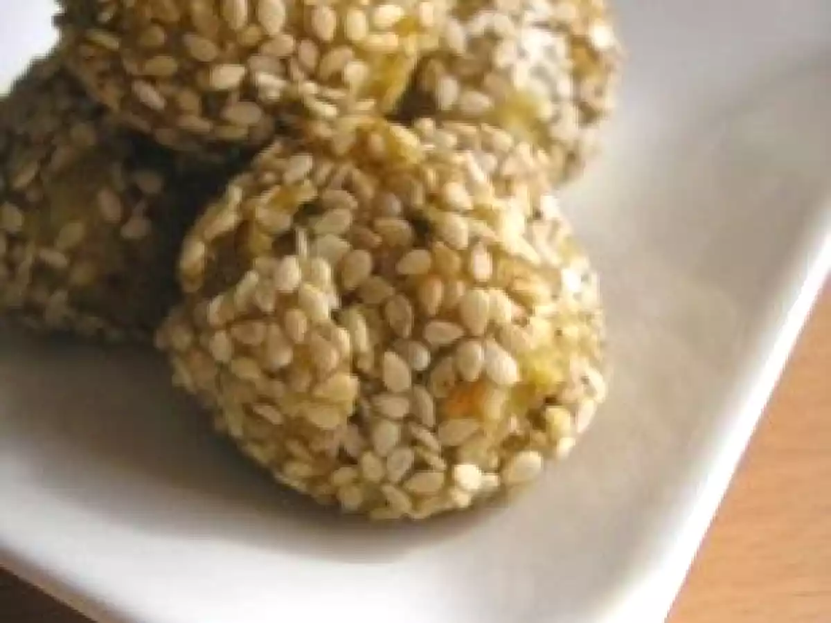 Boulettes de lentilles corail au cumin