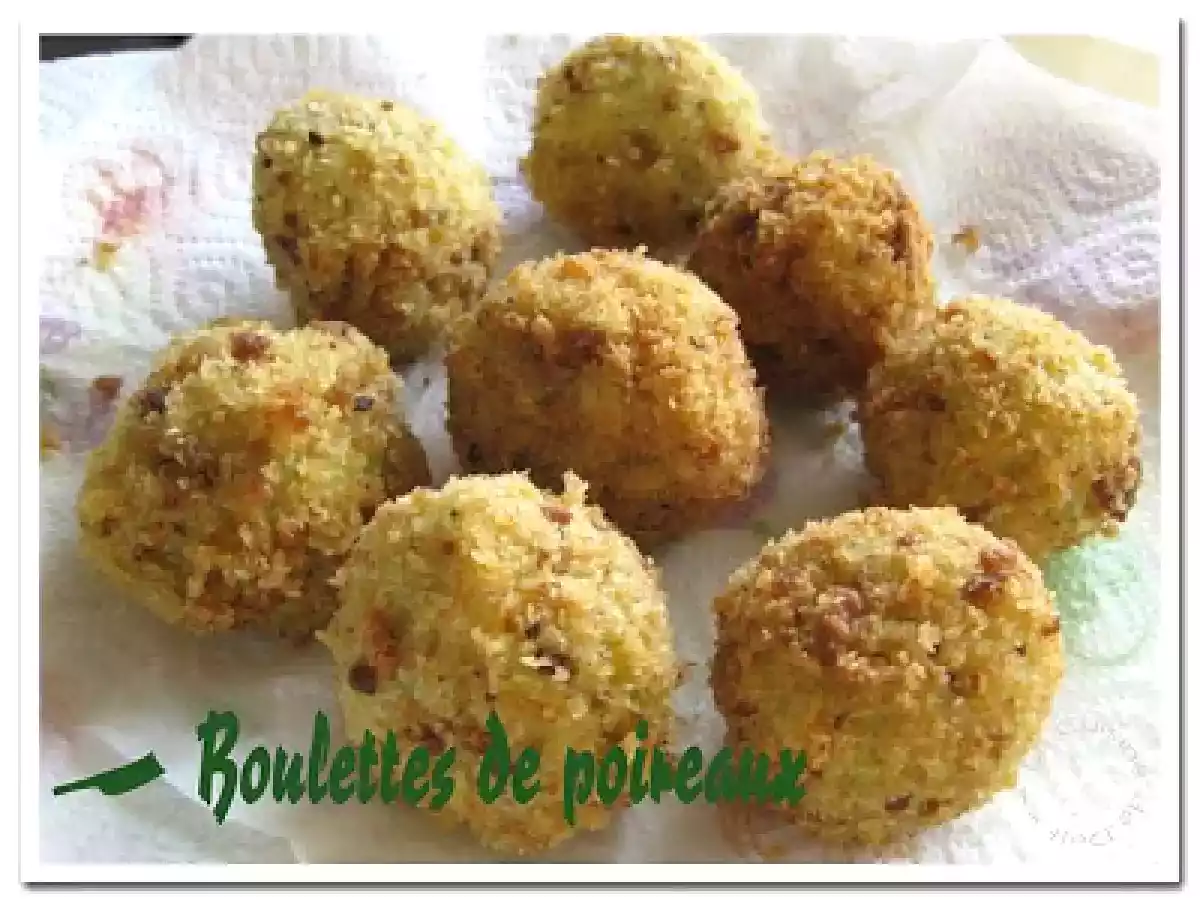 Boulettes de Poireaux