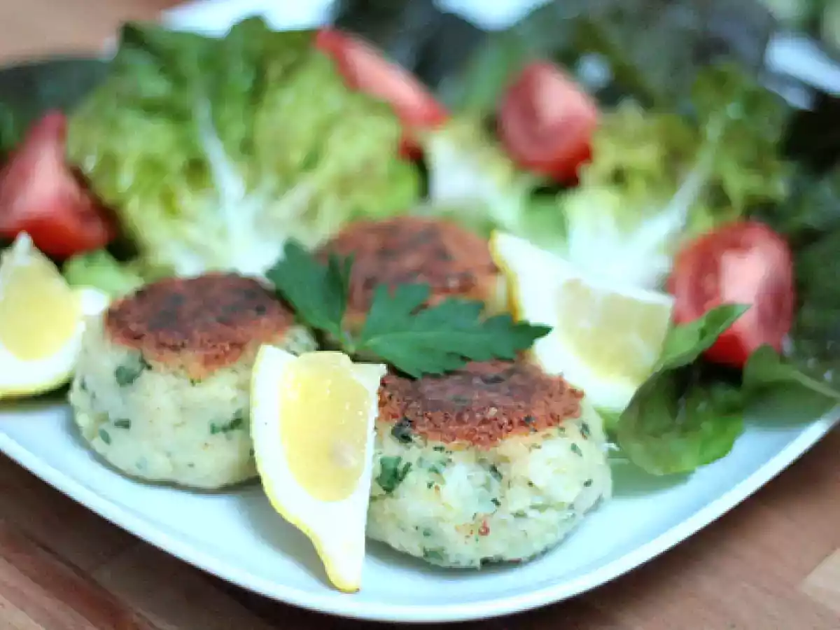 Boulettes de poisson aux pommes-de-terre, persil & zestes de citron