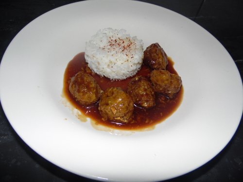 Recette boulettes porc sauce soja, miel et créole
