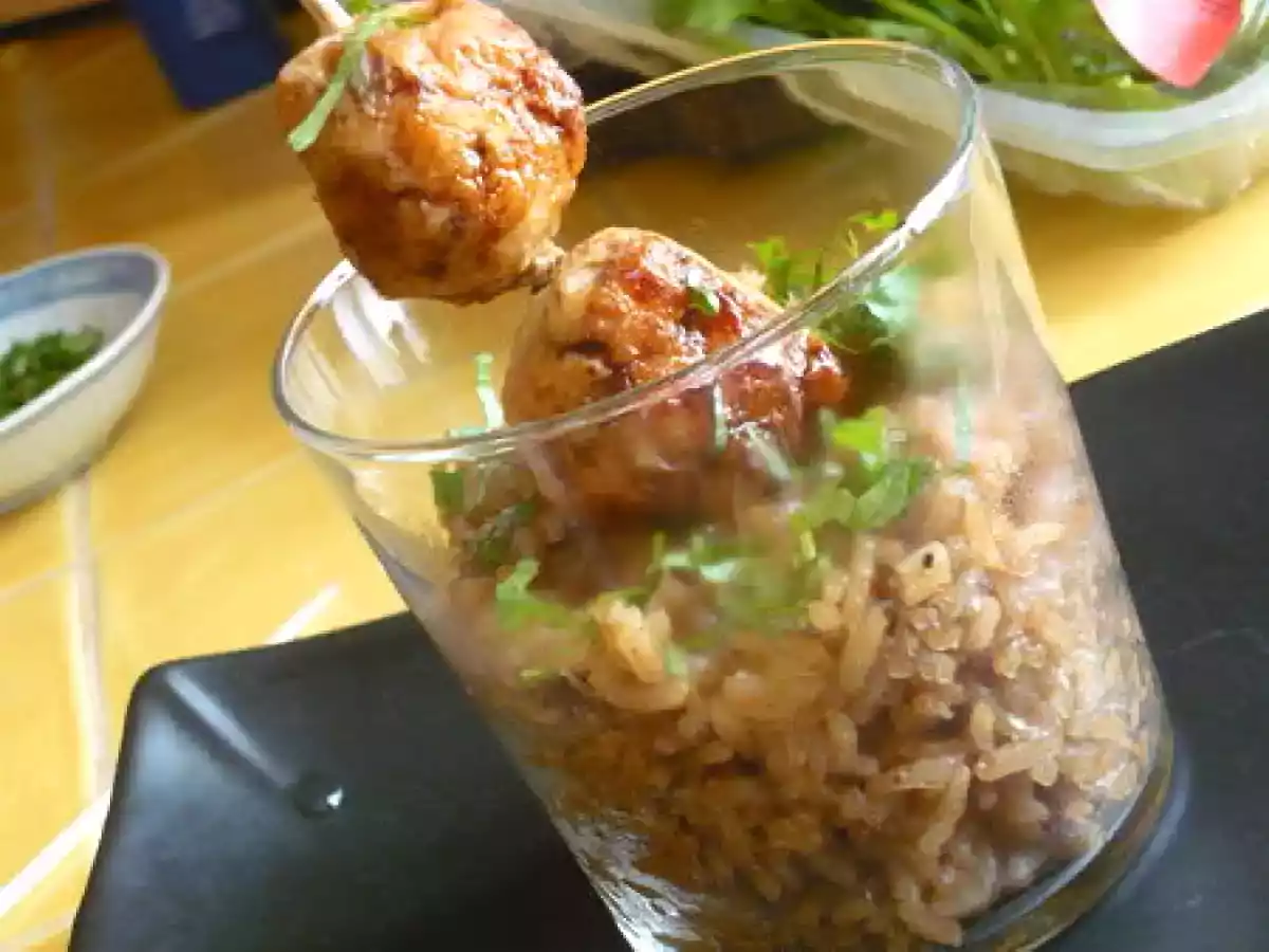 Boulettes de poulet à la japonaise