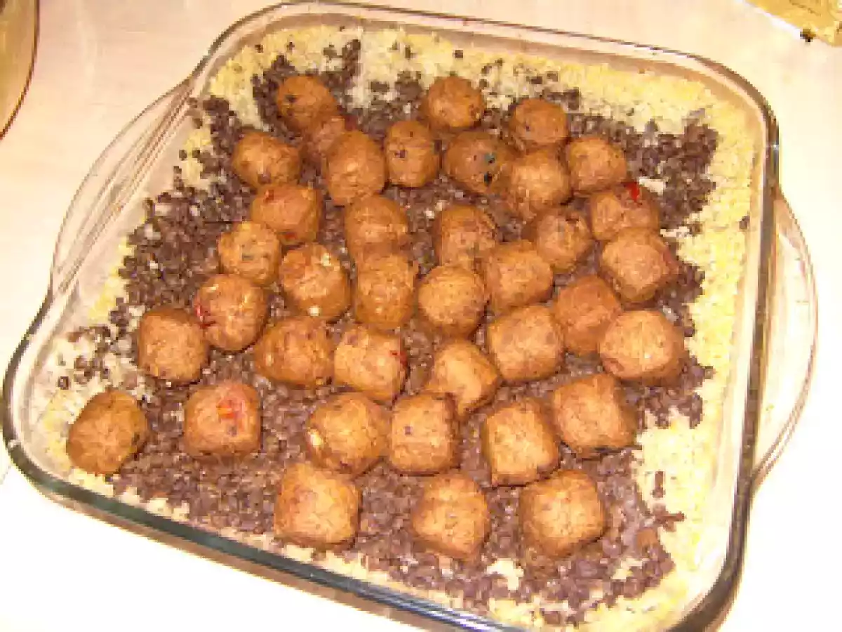 Boulettes de Poulet à la Provençal sur Lentilles et Boulgour - photo 2