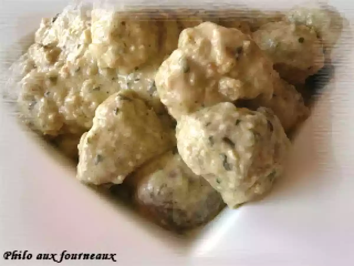 Boulettes de poulet au pesto