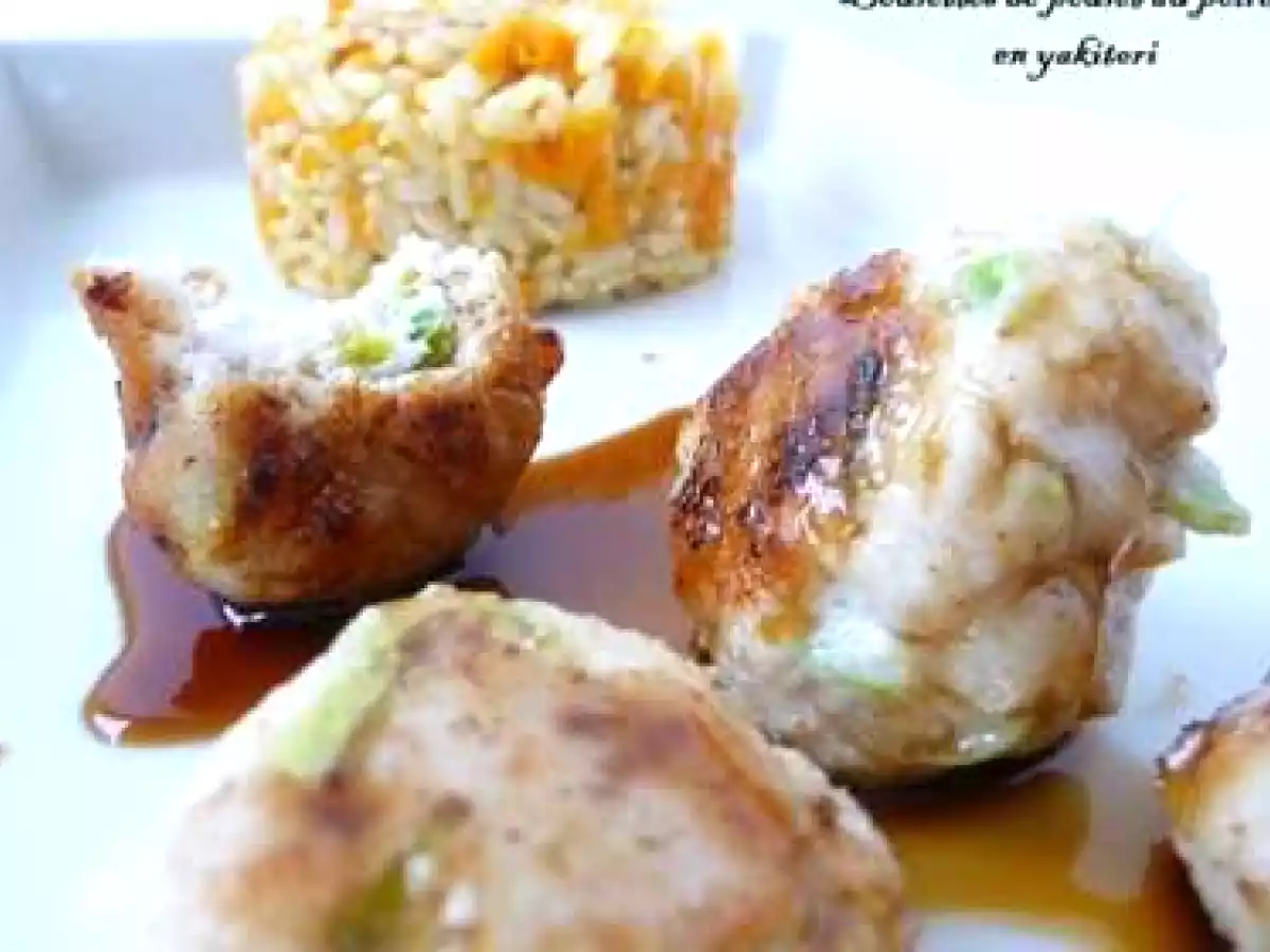 Boulettes de poulet aux poireaux