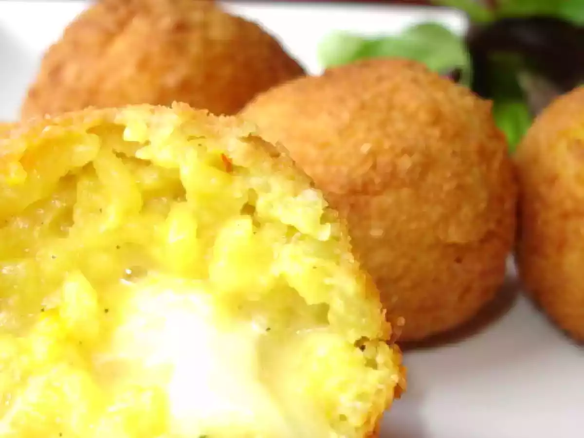 BOULETTES DE RIZ FOURREES A LA MOZZARELLA FONDANTE - photo 2