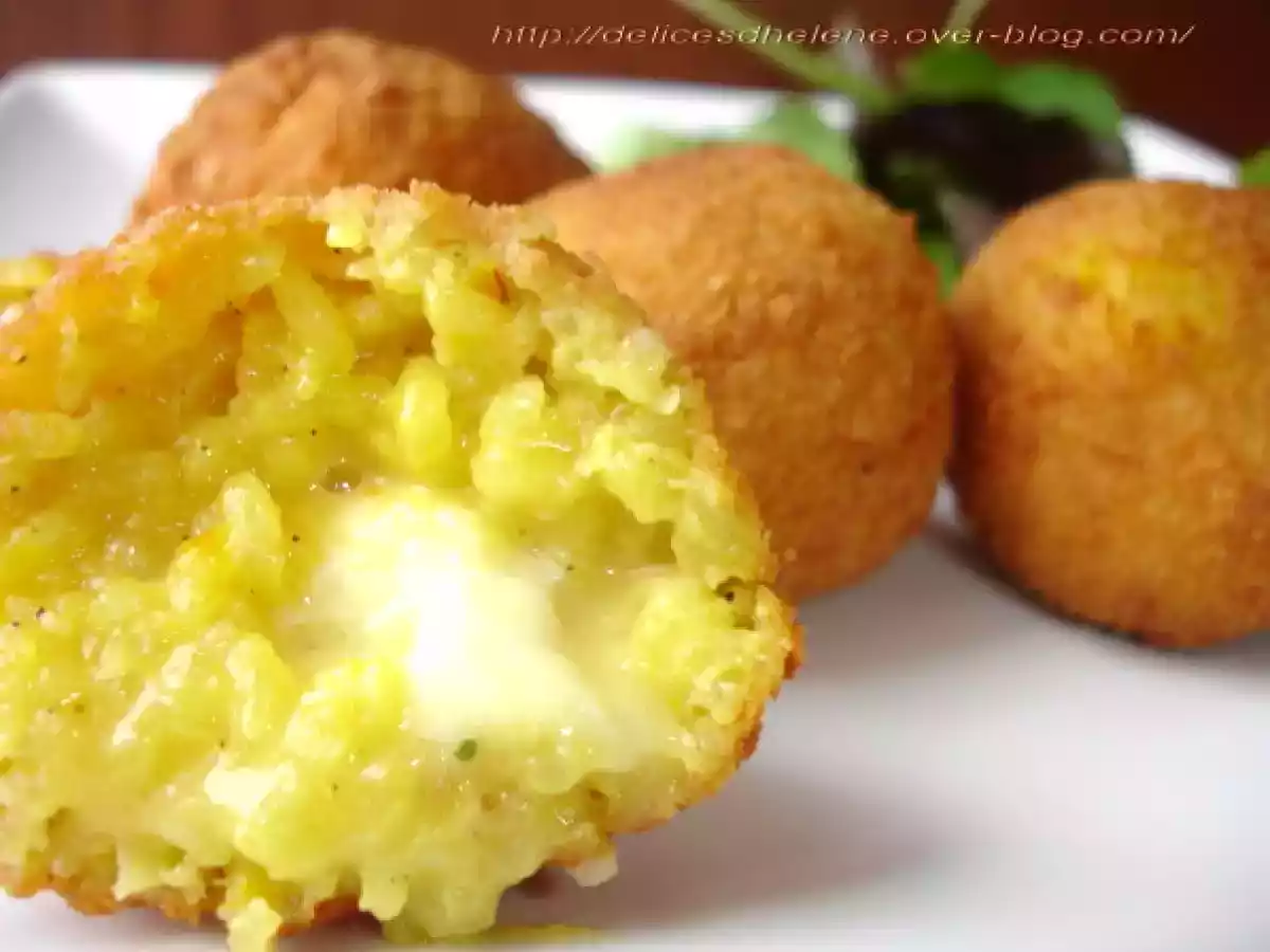 BOULETTES DE RIZ FOURREES A LA MOZZARELLA FONDANTE - photo 3