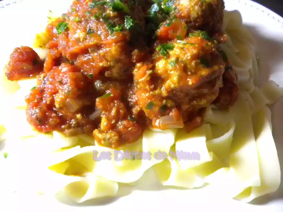 Boulettes de viande à l’Italienne