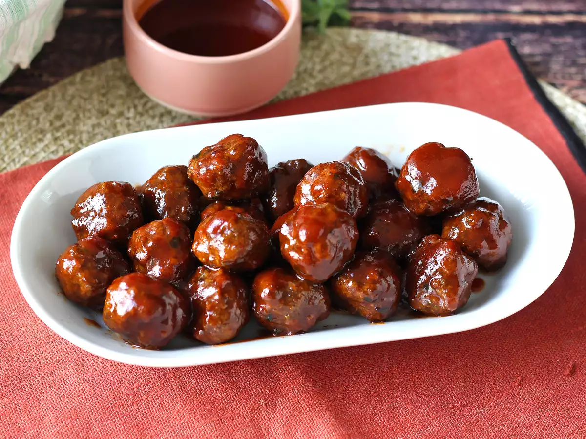 Boulettes de viande au airfryer et sa sauce barbecue maison - photo 2