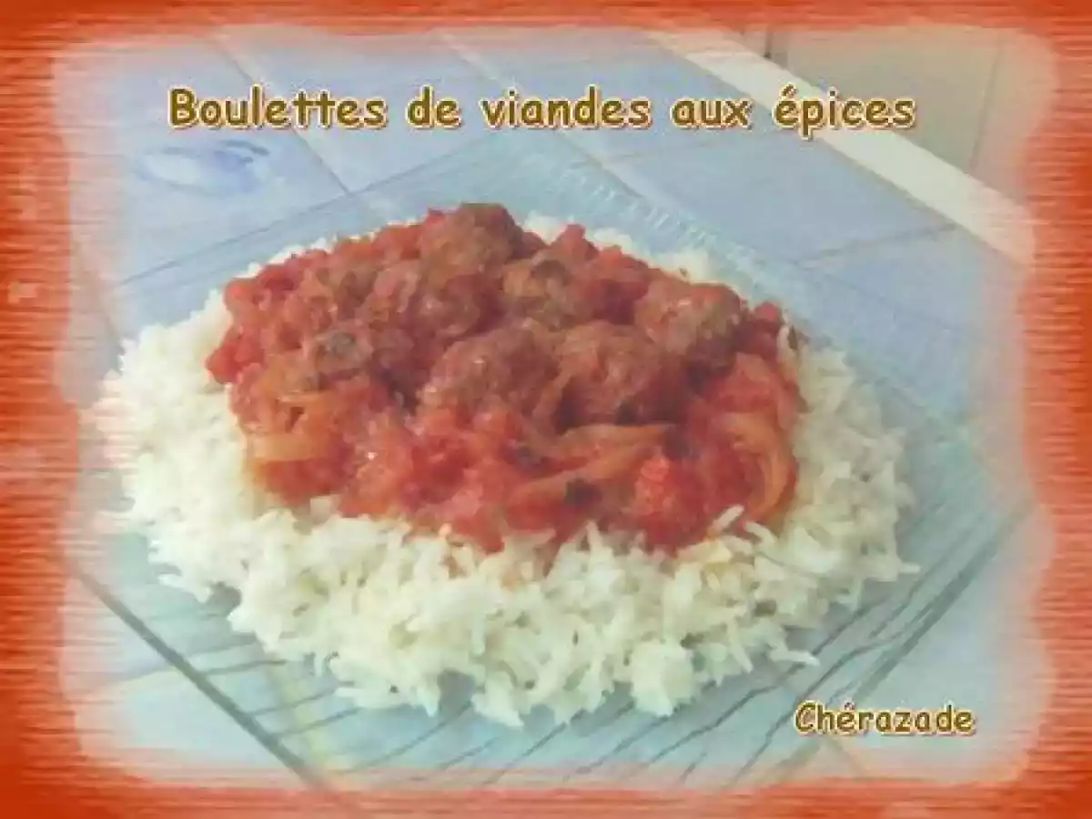 Boulettes de viande aux épices