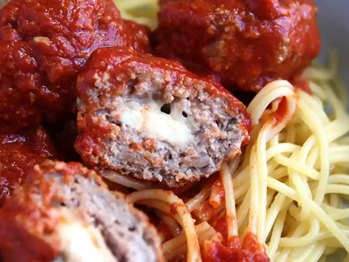Boulettes de viande cœur mozzarella - photo 3