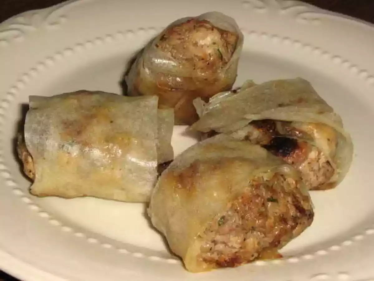 Boulettes de viande en feuilles de brick