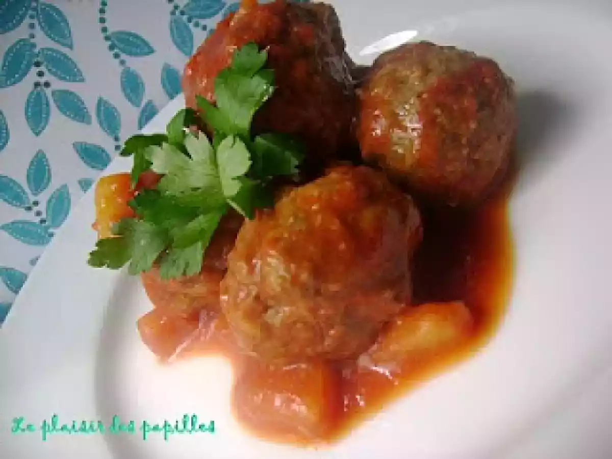 Boulettes de viande, sauce aigre-douce - photo 2