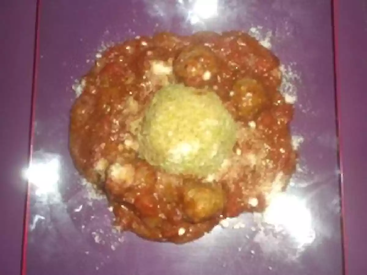 BOULETTES DE VIANDE SAUCE ITALIENNE ET QUINOA