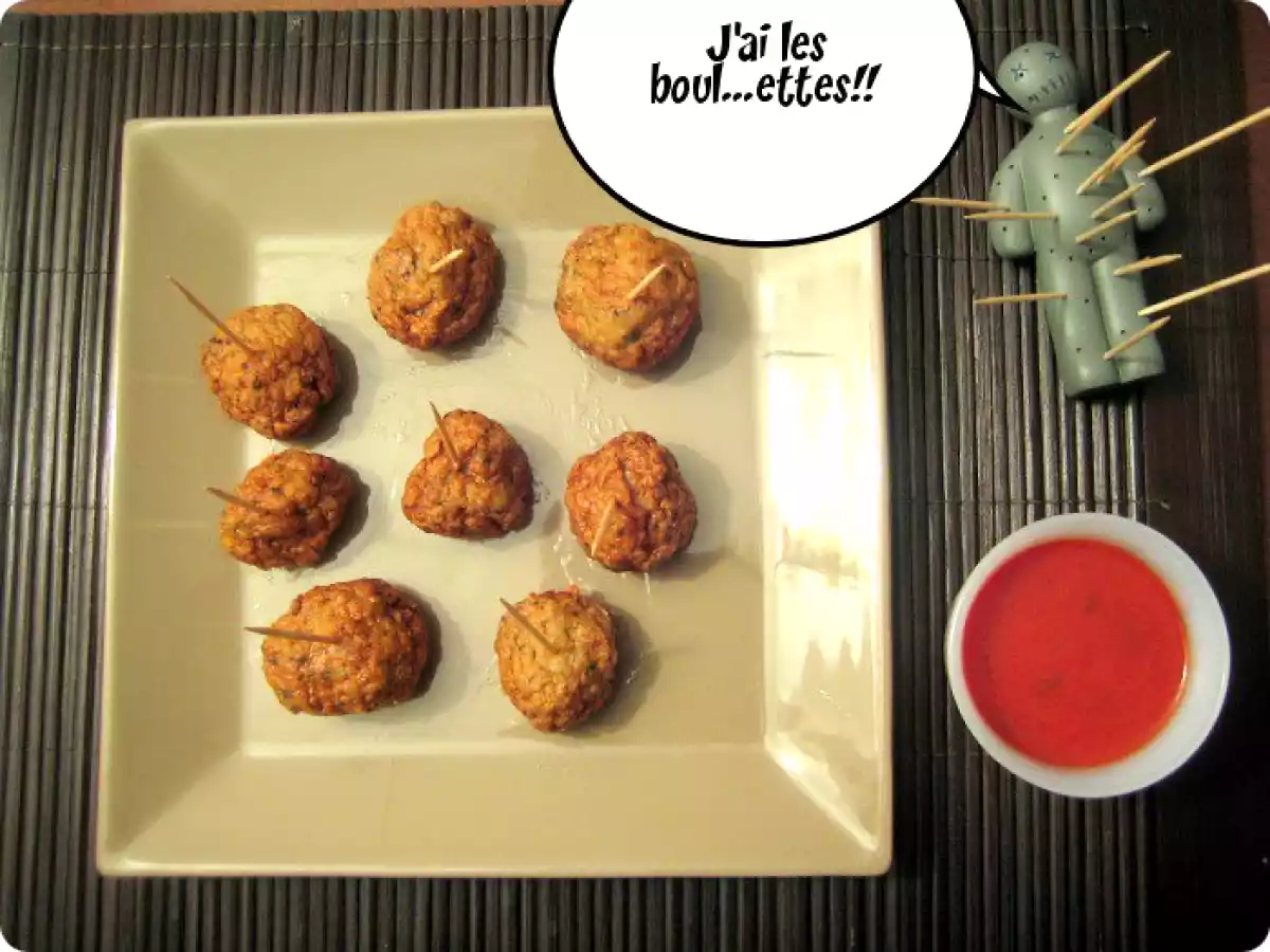 Boulettes de viande version asiatique (Ken Hom)!