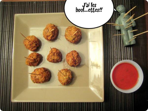 Boulettes de viande version asiatique (Ken Hom)!