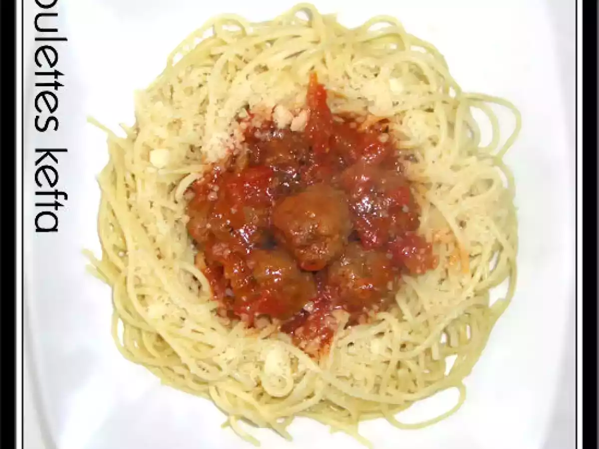 Boulettes kefta à la marocaine...