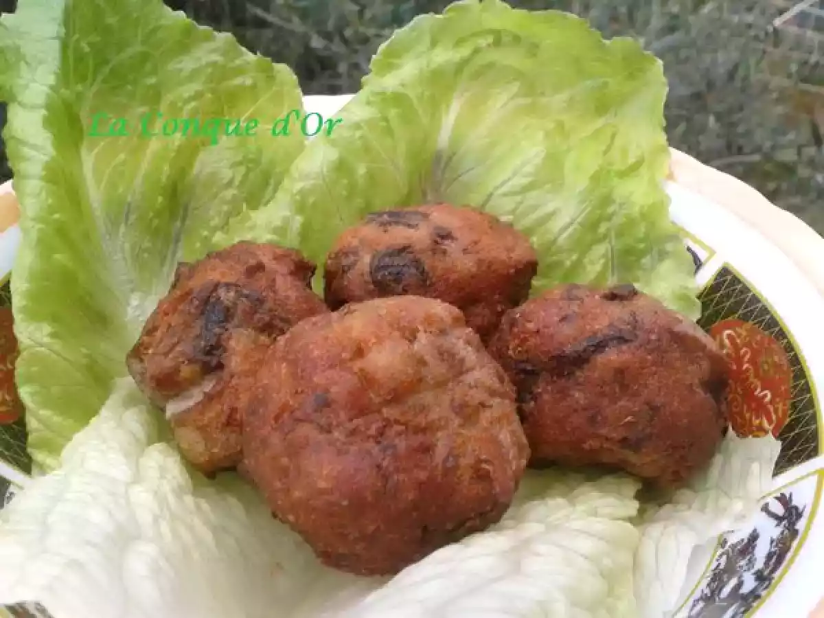 Boulettes ou polpette de champignons