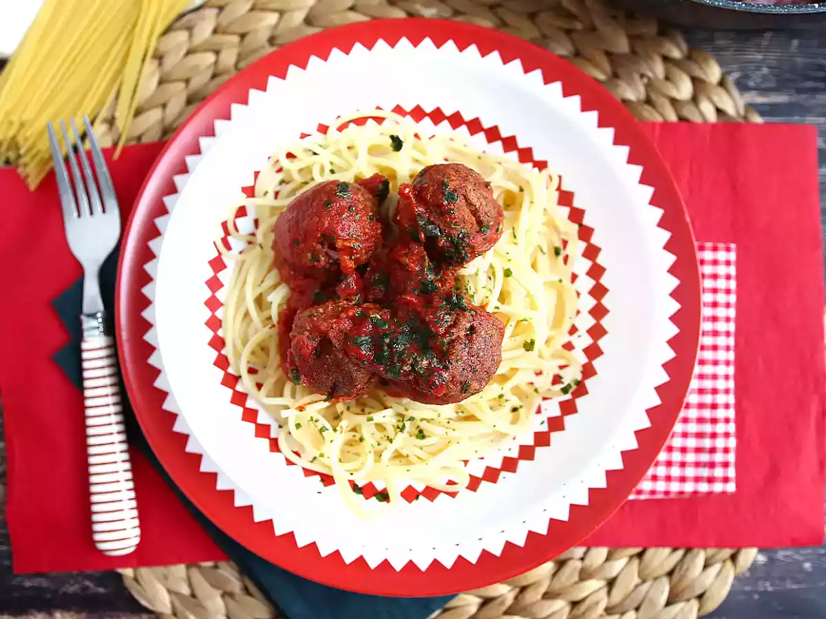 Boulettes végétariennes de seitan à la sauce tomate - photo 3