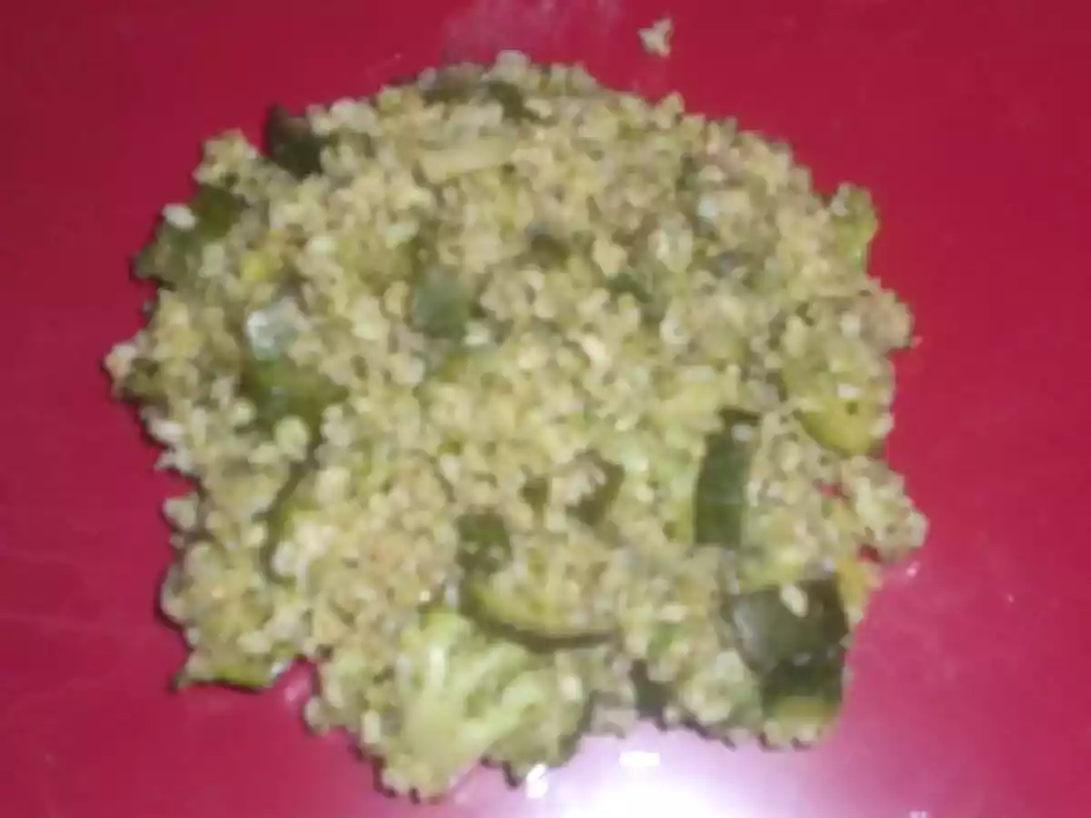 BOULGOUR CROQUANT AUX LEGUMES VERTS