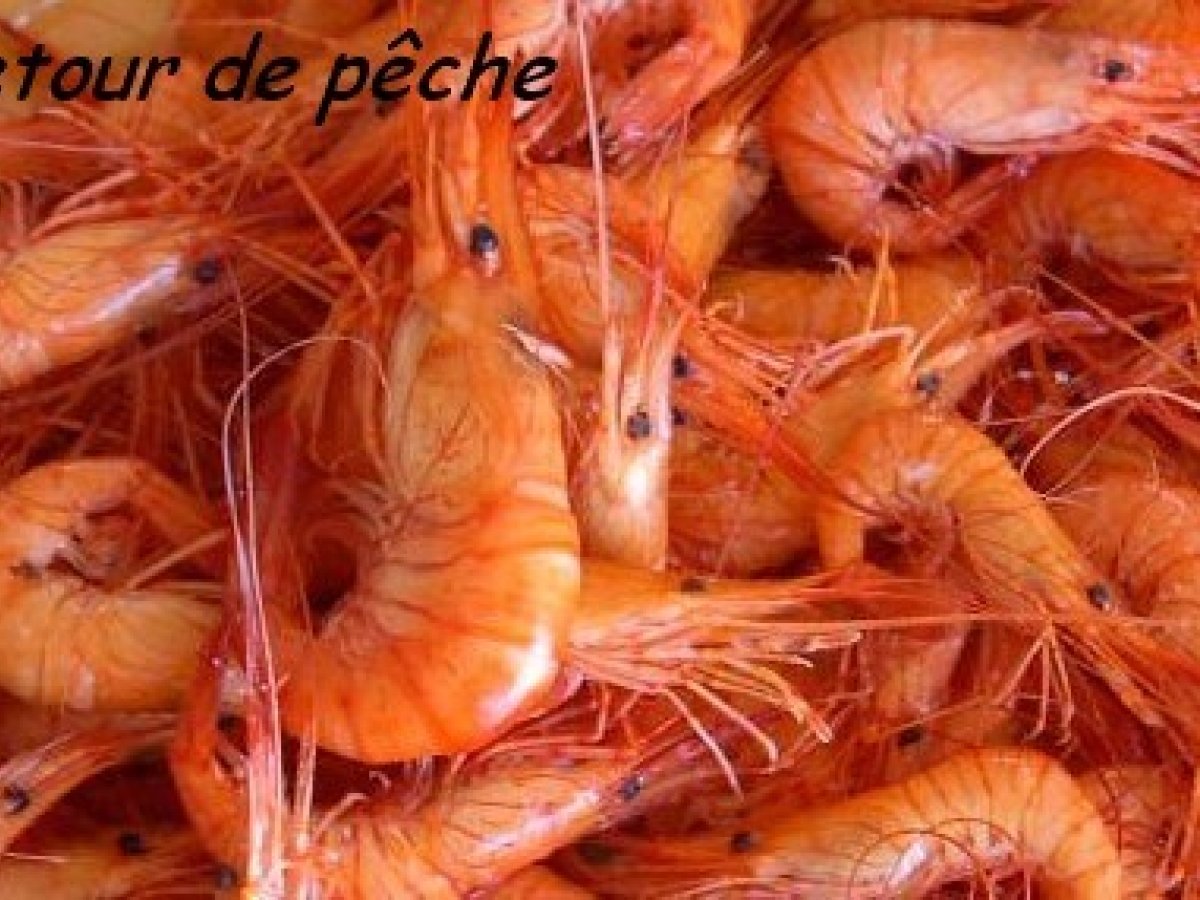 Recette de bouquet de crevettes roses savoureux et frais